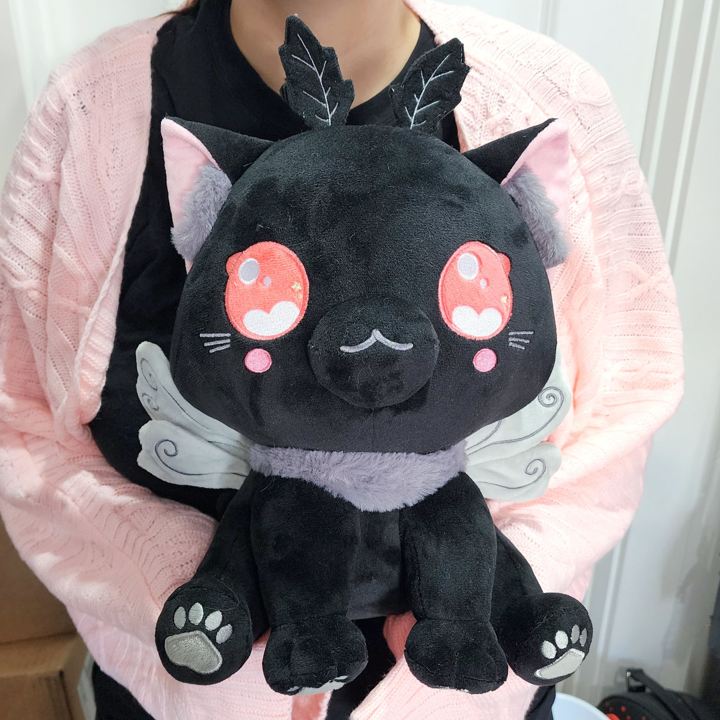 Kawaii MothCat-Mothman Inspired Plushie's