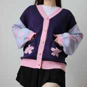 Cottagecore Kawaii Pastel Sakura Cardigan