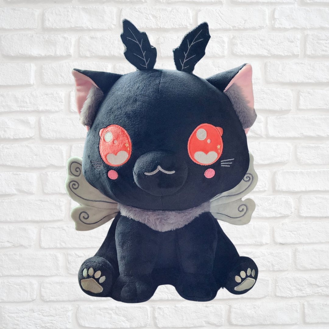 Kawaii MothCat-Mothman Inspired Plushie's