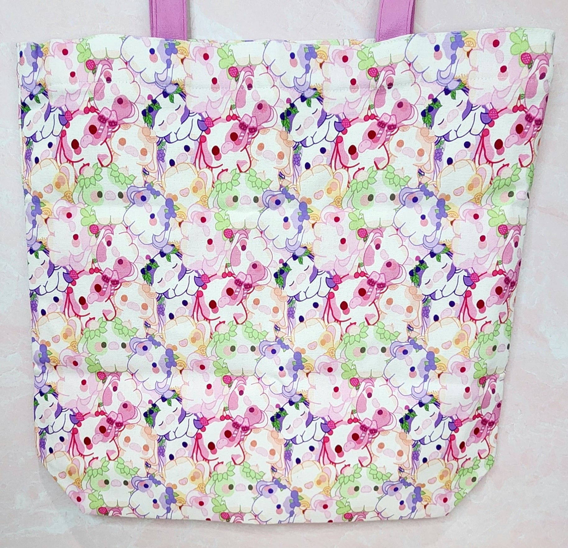 Happy Cows Chibi Inspired Double Side Printed Canvas Tote