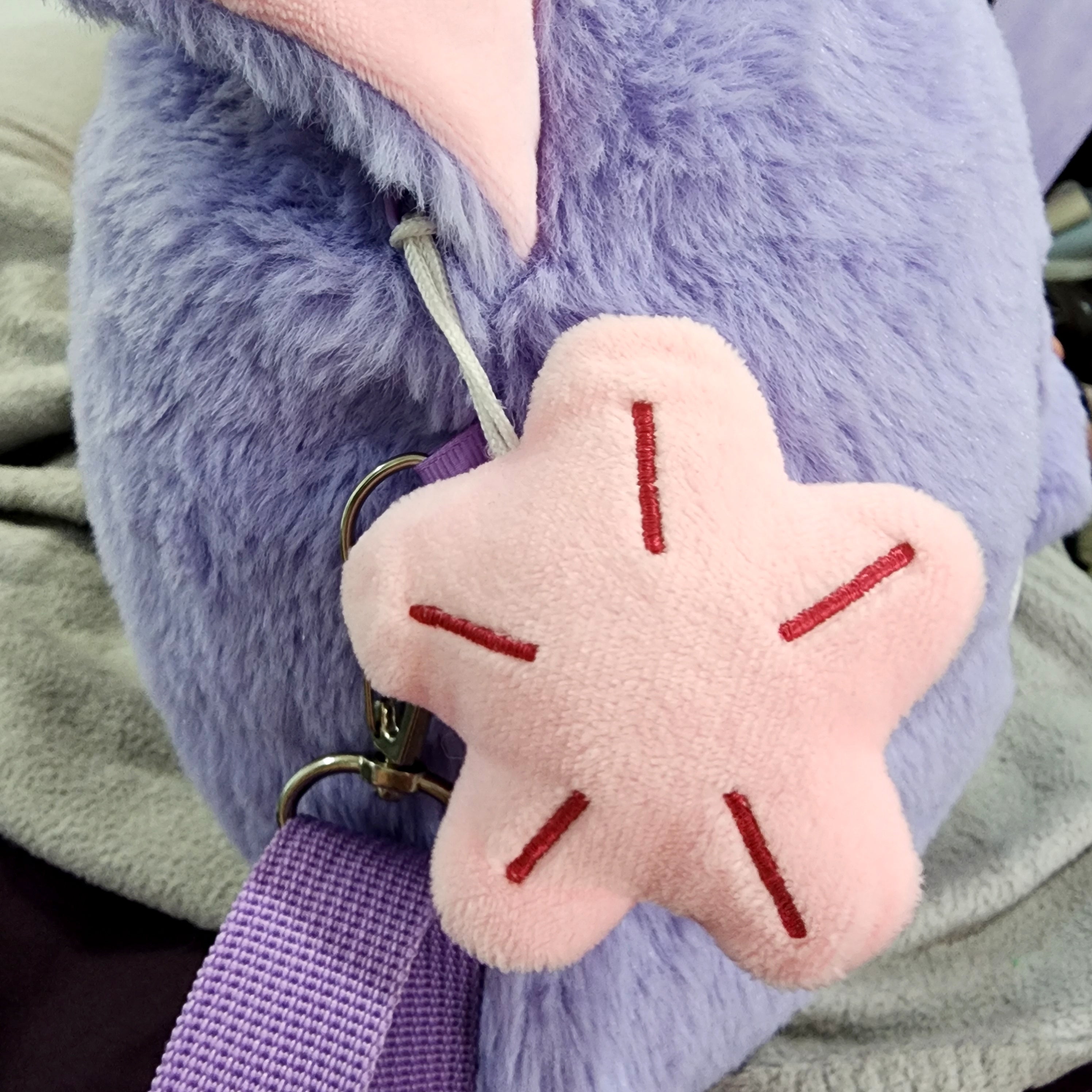 Megumi Plush Backpack/Crossbody Bag