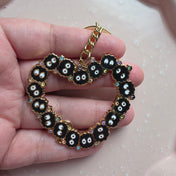 Heart Soots & Candy Hard Enamel Keychain