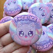F♡ck ICE Kawaii Political 58mm Metal Button/Badge