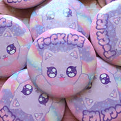 F♡ck ICE Kawaii Political 58mm Metal Button/Badge