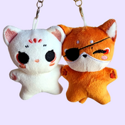 Heavenly Cuties Magnetic Plush Keychain Set