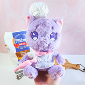 Baking Megumi Plushie W/ Magnetic Hat & Rolling Pin