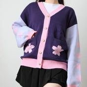 Cottagecore Kawaii Pastel Sakura Cardigan