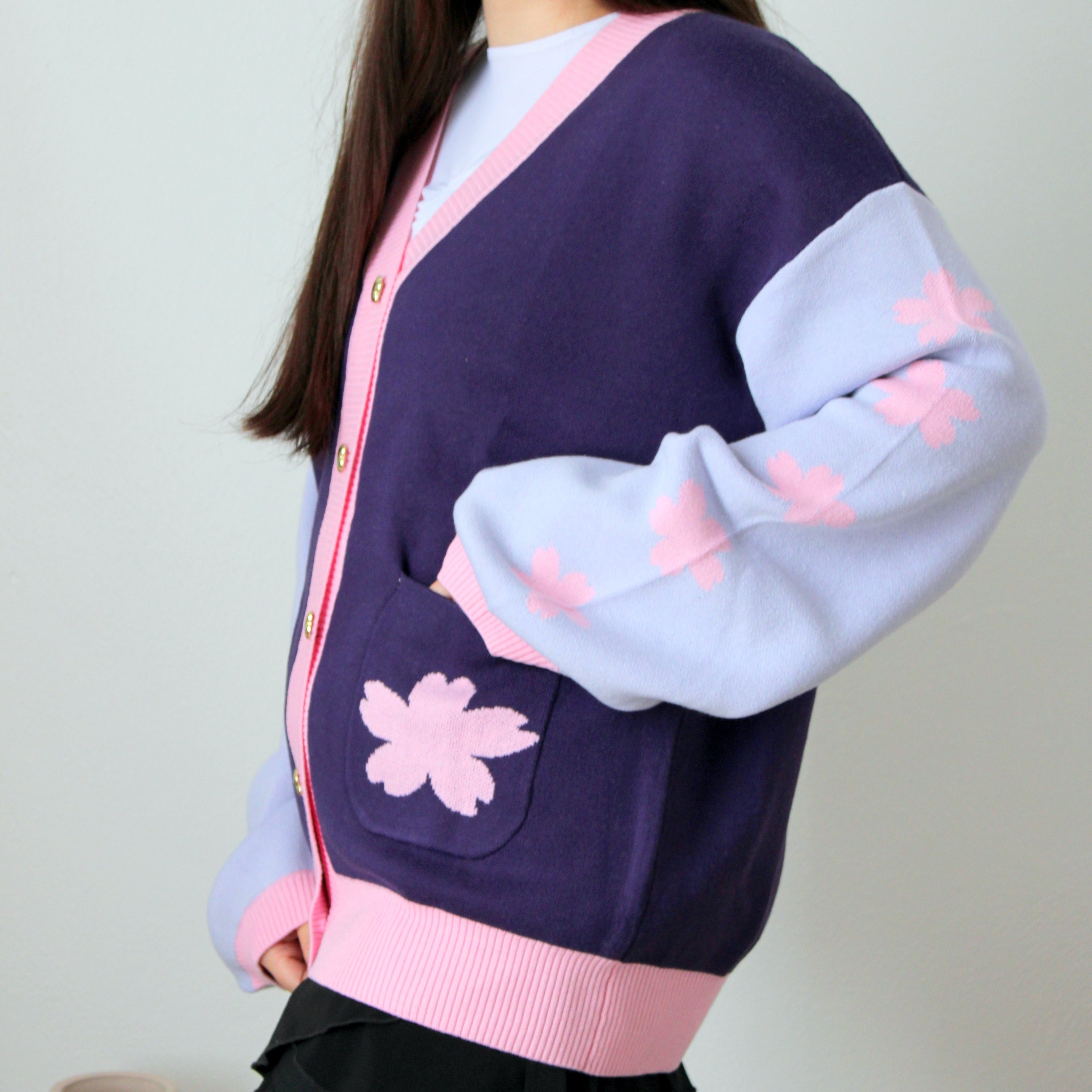 Cottagecore Kawaii Pastel Sakura Cardigan