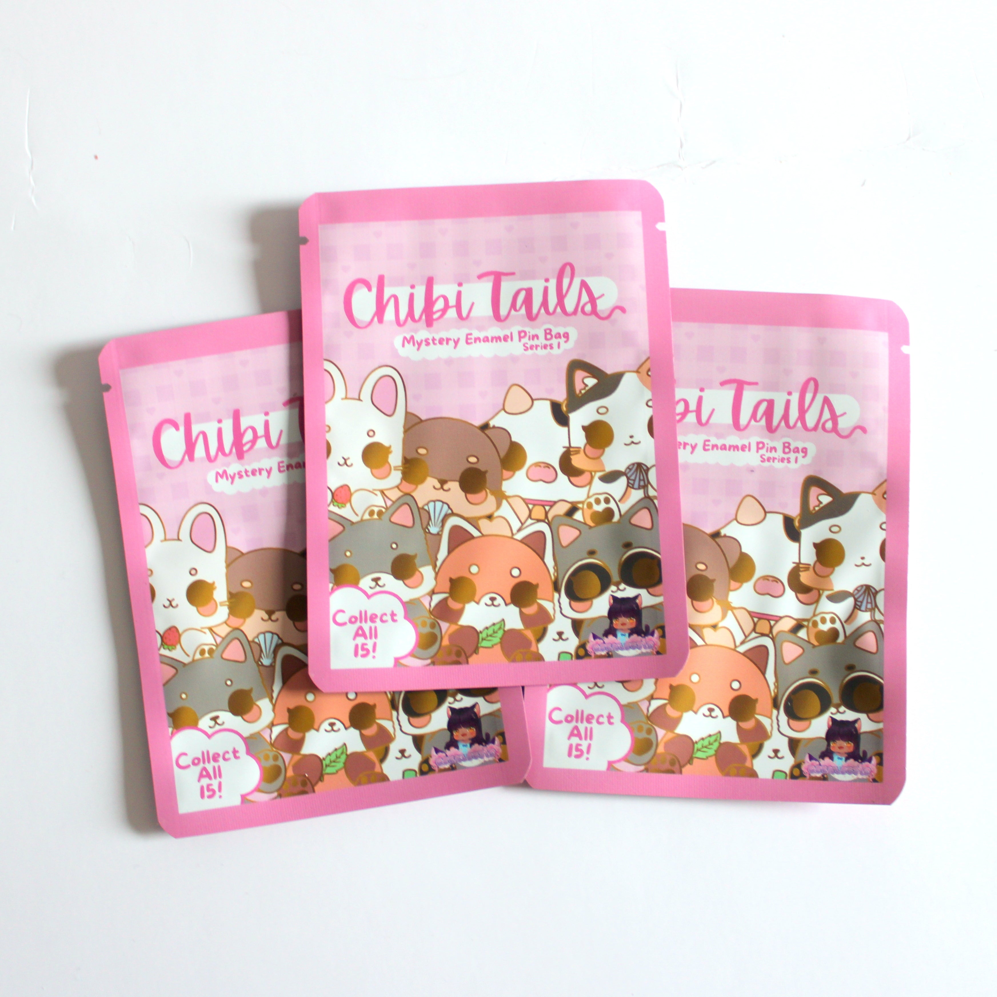 Chibi Tails Blind Bag Enamel Pin Series I