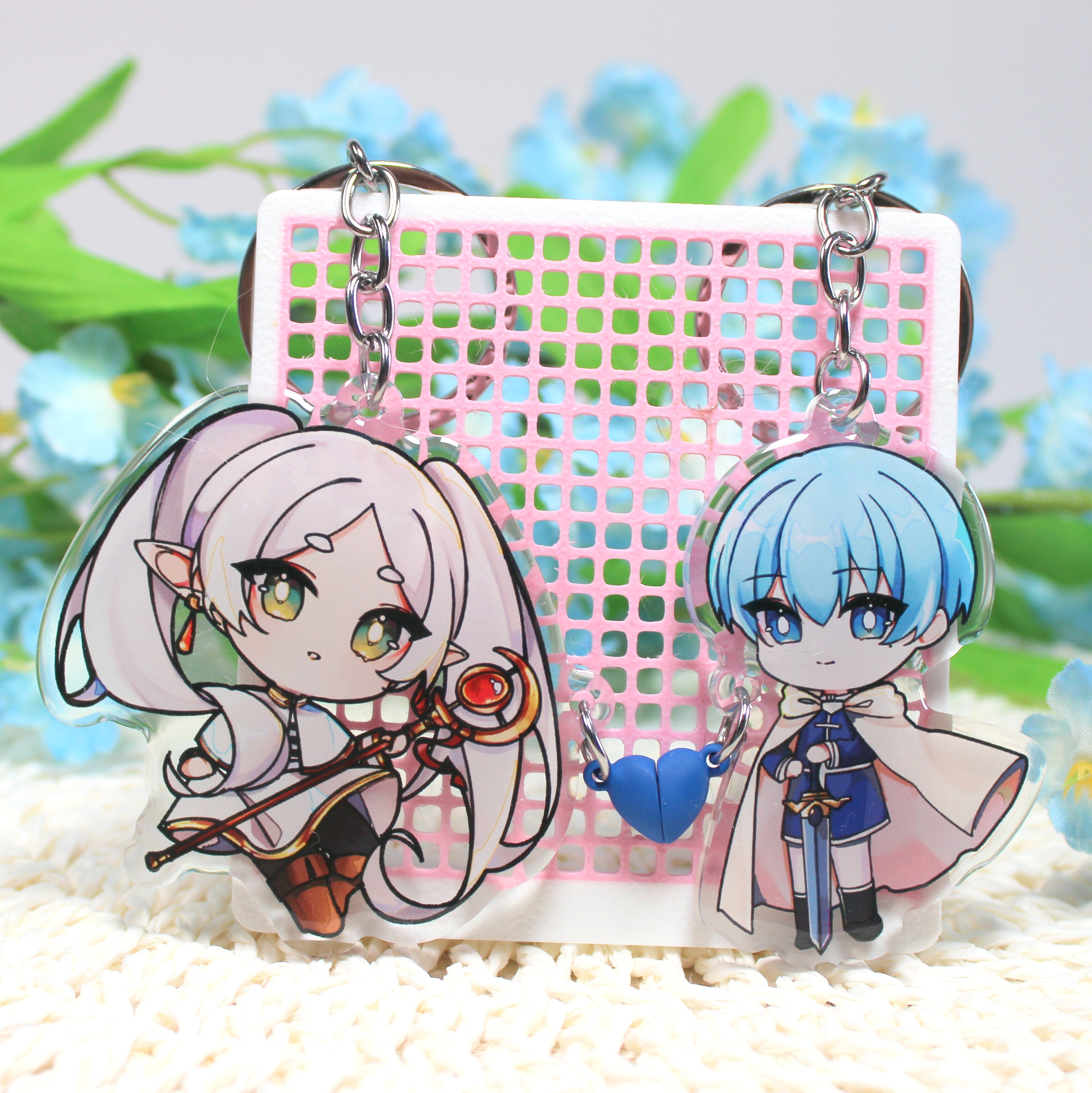 The Mage & Her Hero Chibi Acrylic Charms