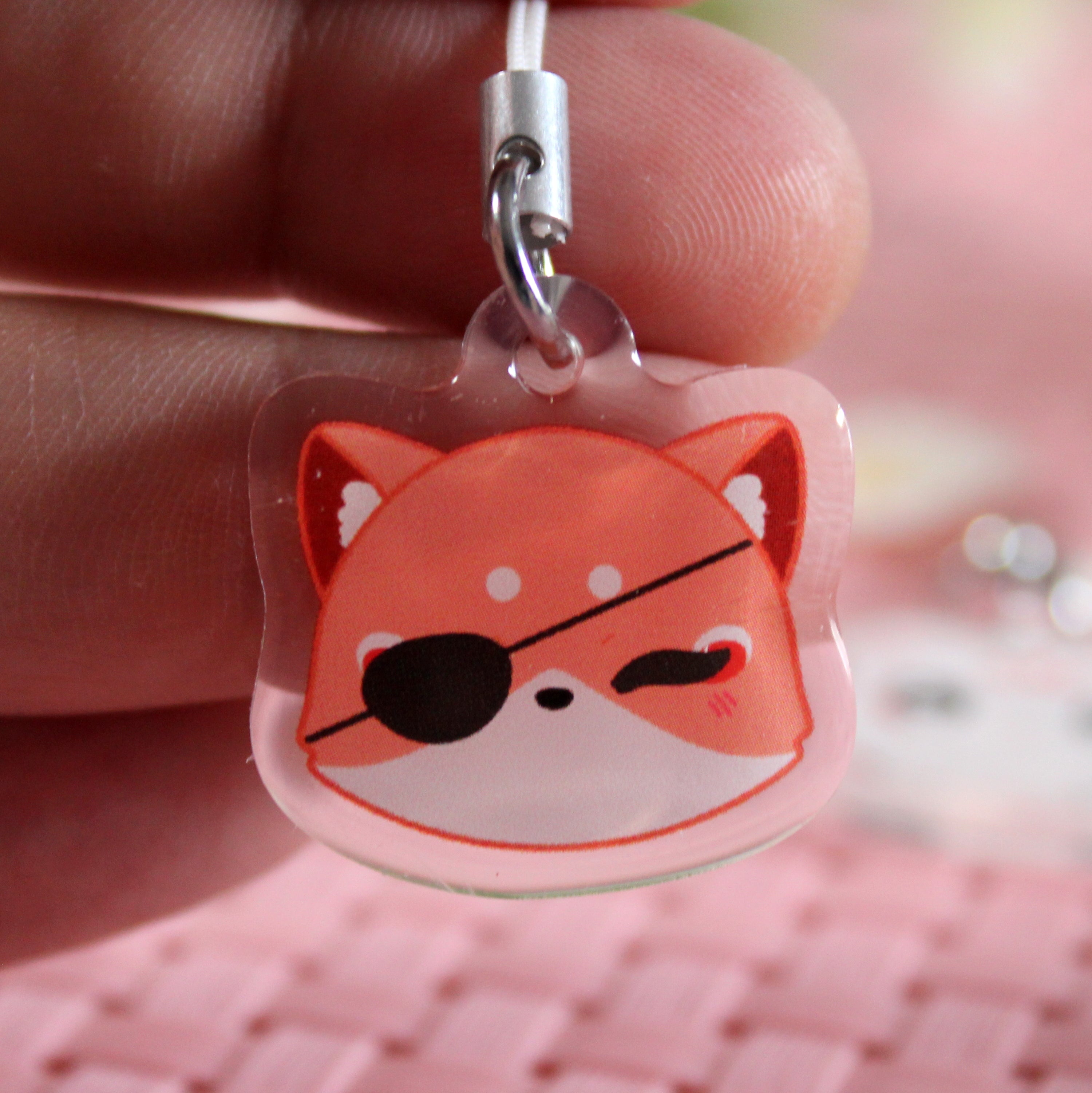 Adorable Heavenly Inspired 1" Acrylic Phone Strap Charm