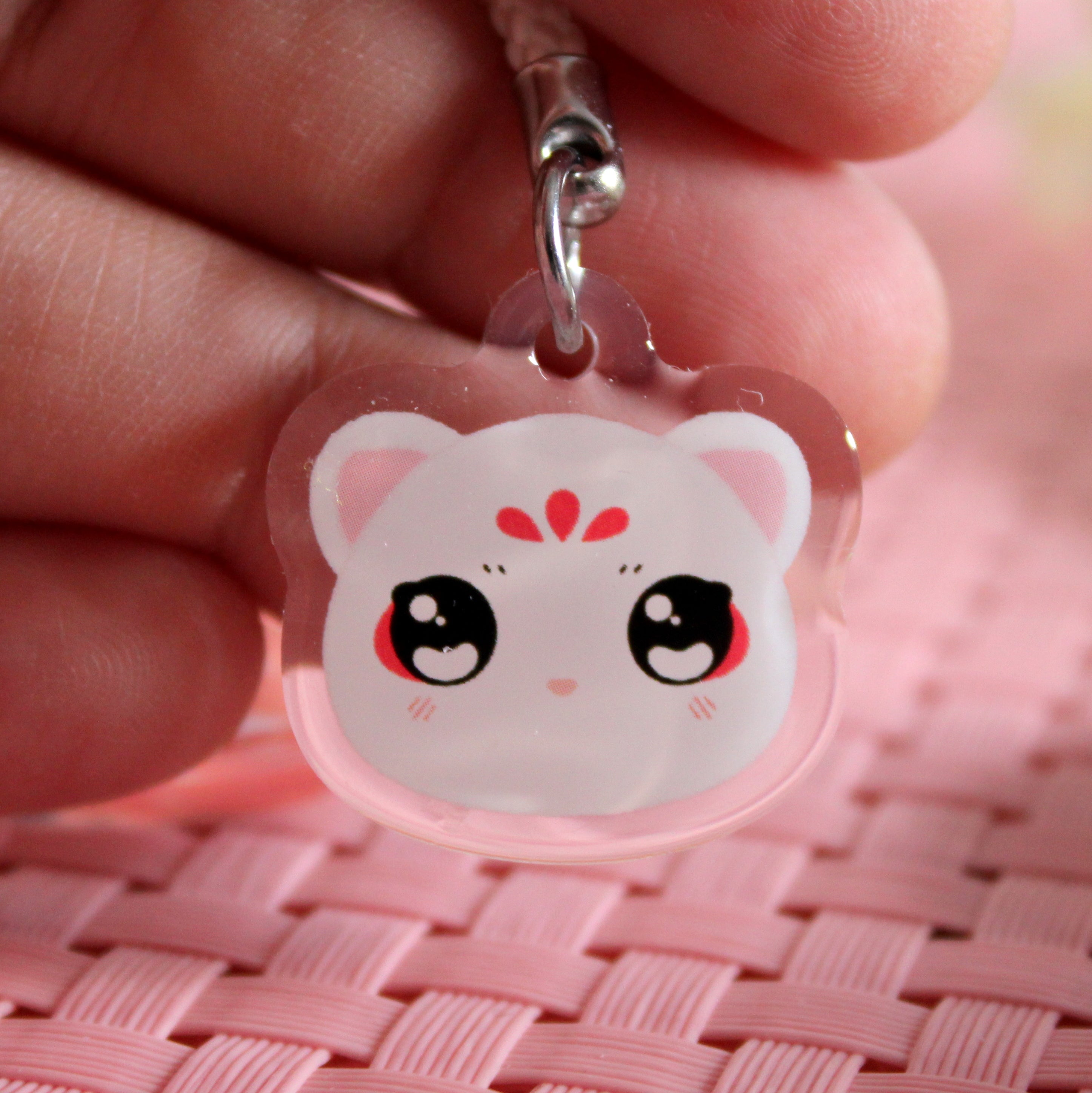 Adorable Heavenly Inspired 1" Acrylic Phone Strap Charm