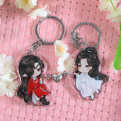 A Heavenly Heart Pair Chibi Acrylic Charms