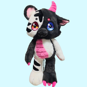*Preorder* Mishmuffs White Tiger Black Dragon Ash Variant Plushie